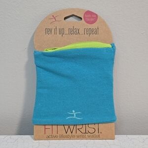 🆓️ W/ $35 Purchase! FITKICKS FIT WRIST Activewear Wrist Wallet ~ NWT